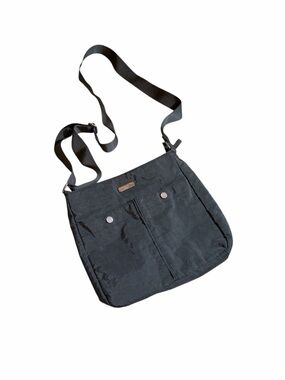 BAGGALLINI Snap It Crossbody Bag Black Nylon Medium Travel Messenger Summer